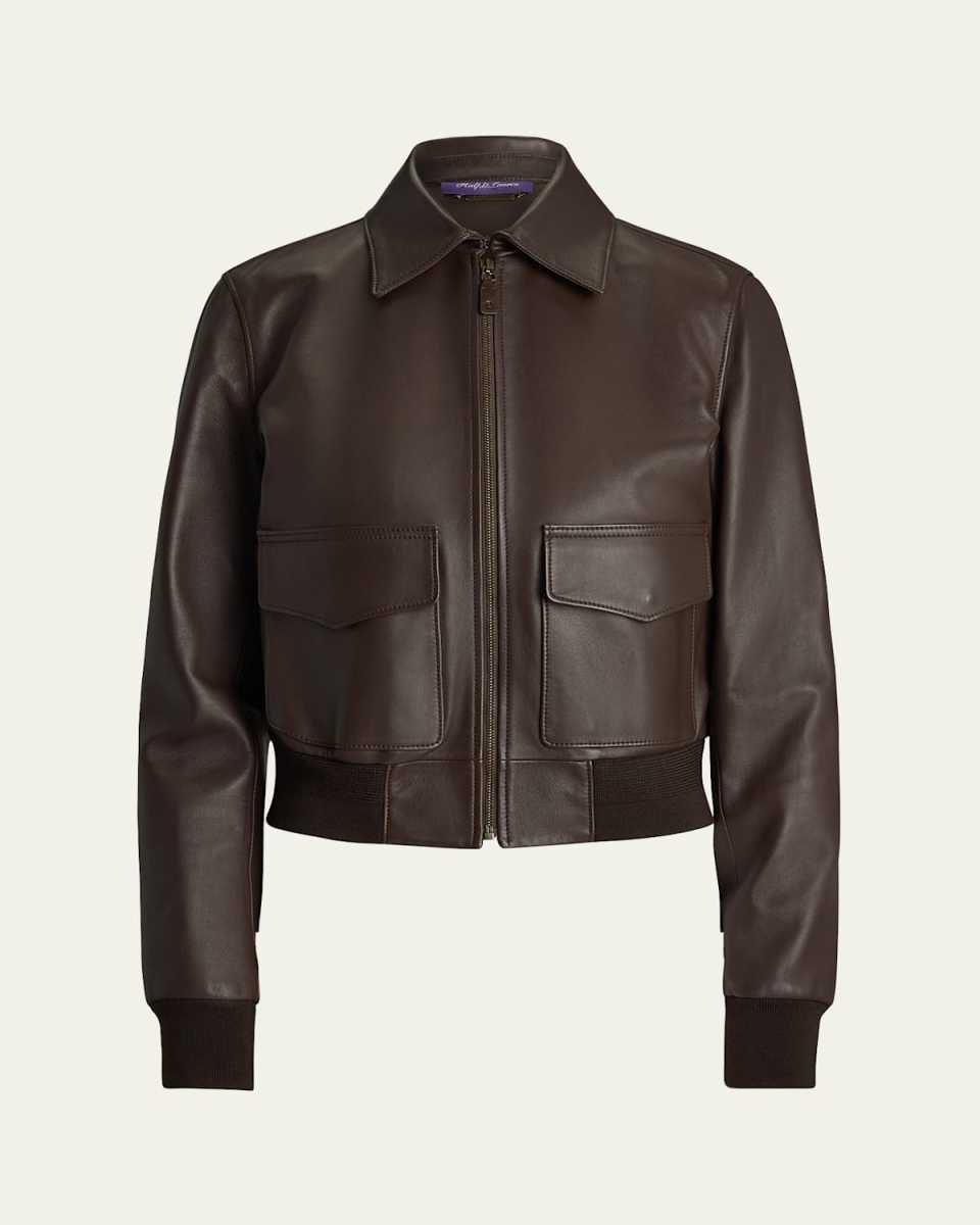 Sullivan Leather Bomber Jacket
